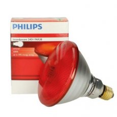Philips spaarlamp PAR ROOD 100 W (12st/doos) Philips warmtelamp PAR ROOD 100 W